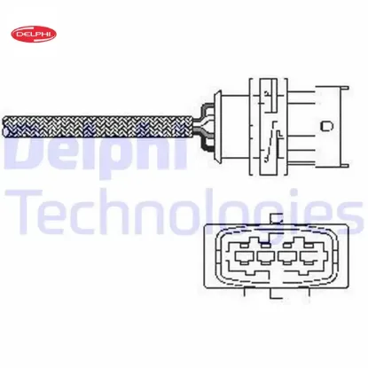 Oksijen sensörü ön astra g-corsa c 1.4 16v-astra g-zafıra-merıva-vectra c 1.6 16v 00 delphı 93189974/ 855341/ 855375/ 855523 resmi