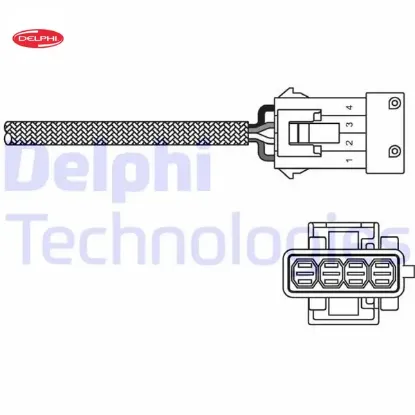 Oksijen sensörü 106-206-207-307-p1007-fıorıno-bıpper-nemo-partner-berlıngo-c2-c3 1.4-1.6 tu3-tu5 delphı 1628.Hn/ 1628.Aa/ 1628.Ny/ 1628.Ky resmi