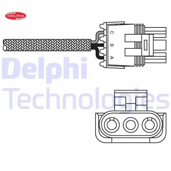 Oksijen sensörü r19-megane ı-clıo ı-laguna ı 1.4 1.6 1.8 delphı 7700746375/ 7700854148/ 7700854506 resmi