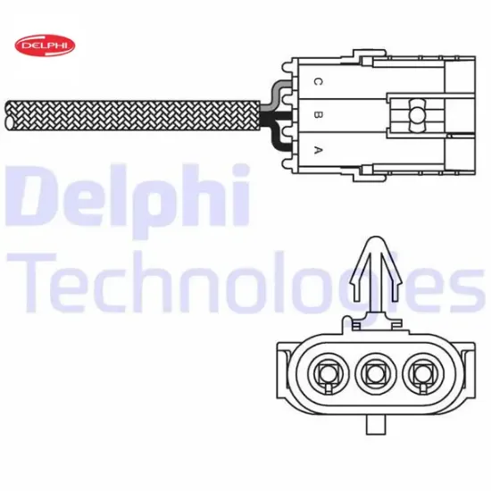 Oksijen sensörü clıo-kangoo 1.2 96-01 delphı 7700872878 resmi