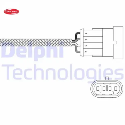 Oksijen sensörü albea 1.4 07 -bravo 1.4 07 -doblo 1.4 05 -doblo 1.6 16v 01 -lınea 1.4 07 -punto delphı 46750245/ 46751052/ 46751082 resmi