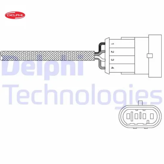 Oksijen sensörü albea 1.4 07 -bravo 1.4 07 -doblo 1.4 05 -doblo 1.6 16v 01 -lınea 1.4 07 -punto delphı 46750245/ 46751052/ 46751082 resmi