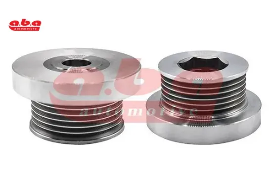 Alternatör kasnağı rulmanlı clıo ıı-megane-kangoo-scenıc k4m-k4j-k9k-f4p 6 kanal ayarlı aba rulman 7701477689/ 7700110616 resmi