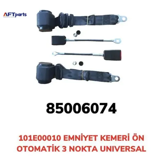 Emniyet kemeri ön 3 nokta otomatik unıversal aft 101e00010/ 85006074 resmi
