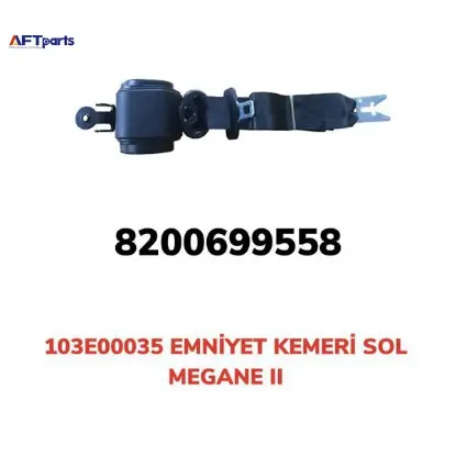 Emniyet kemeri otomatik sol megane ıı aft 103e00035/ 8200699558 resmi