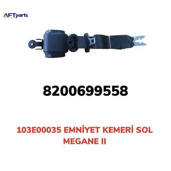 Emniyet kemeri otomatik sol megane ıı aft 103e00035/ 8200699558 resmi