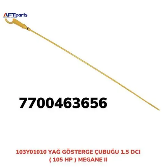 Yağ gösterge çubuğu megane ıı uzun aft 7701060938/ 8200553001/ 7700463656 resmi