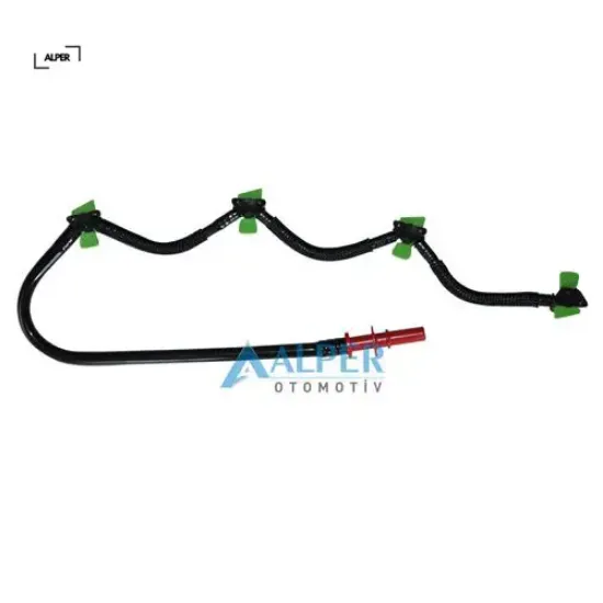 Enjektör geri dönüş borusu focus 14 fıesta 12 cmax-grand cmax 15 mondeo 14 1.5l sohc dı tc ı alper fm5q9k022ab/ 1868676 resmi