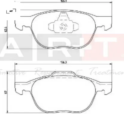 Ön balata focus 04 18 cmax 07 19 kuga ı -ıı 08 14 v40 19 c30 06 12 s70 08 13s40 04 12 v50 04 12 3 03 art av6j2k021aa/ 3m512k021ab/ 30742030 resmi