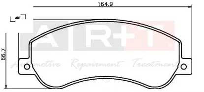 On fren balatası transıt v348 06 14 a.ceker 11 / amarok 2.0tdı 10 fişli art 6c112k021b9a/ 1371402/ 2h0698151 resmi