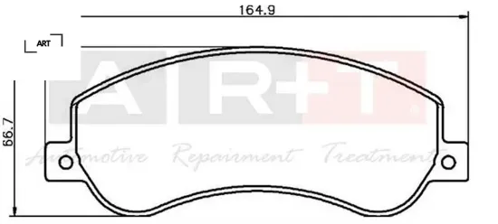 On fren balatası transıt v348 06 14 a.ceker 11 / amarok 2.0tdı 10 fişli art 6c112k021b9a/ 1371402/ 2h0698151 resmi