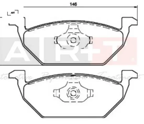 Ön balata golf ıv bora 97-6.05 polo 99 octavıa 97 leon toledo 99-06 ıbıza 02 art 1j0698151a/ 1j0698151b/ 6r0698151a resmi