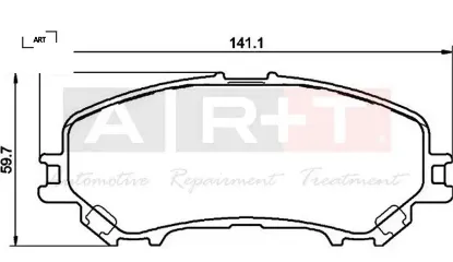 Ön balata kadjar 15 koleos ıı 15  qashqaı j11 13 x traıl ııı 14 art 410604ea0a/ d10604ca0a/ 410601596r resmi