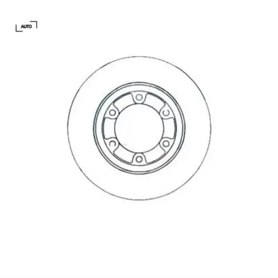 Ön fren aynası pıck-up b 2500 87-93 -pıck-up e 2600 87 272x22x6dlxhavalı auto uc8633251/ uc8633251x resmi