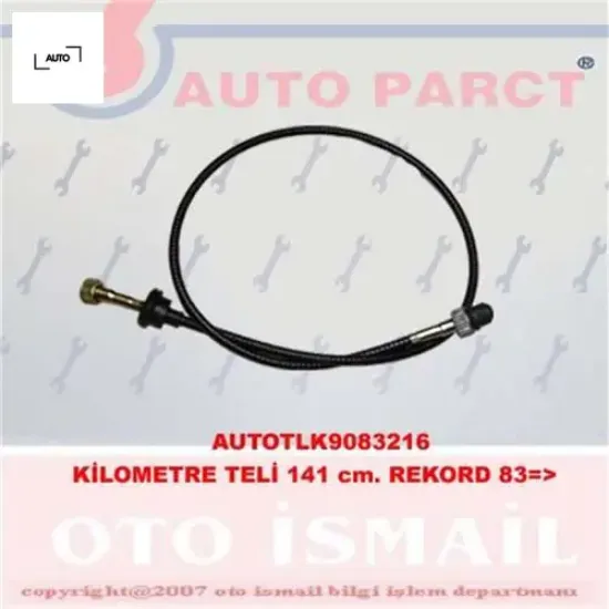 X kilometre teli 141 cm. Rekord 83 auto 1268236 resmi