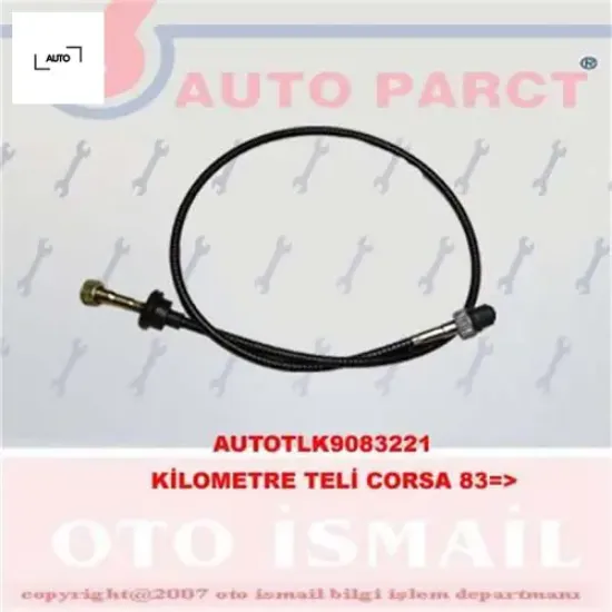 Kilometre teli corsa 83 auto 1268028 resmi