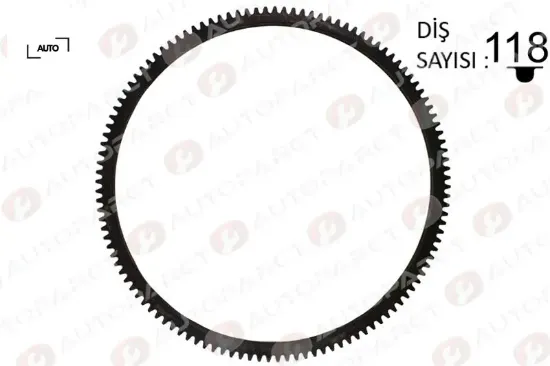 Volant dişlisi palıo 1.3 mtj 118 diş auto  resmi