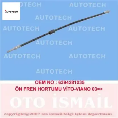 Fren hortumu on mercedes vıto w639 03 autotech a6394281035 resmi