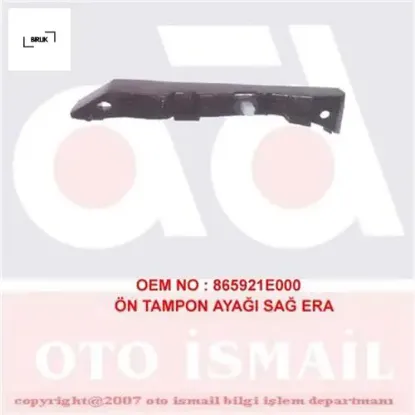 Ön tampon ayağı sağ hyundaı era 910061 bırlık 865921 resmi
