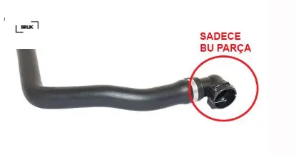 Radyatör üst hortumu doblo ı 1.3 mjtd 2005 bırlık 51757913 resmi