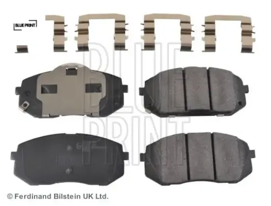 Ön fren balata ix35 2.0l d4ha crdi dizel 136hp 10-15 / sportage 2.0l d4ea d4ha dizel 06-15 balata yü blue prınt 581011da50/ 581012sa70/ 581010za00 resmi