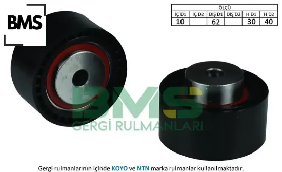 Eksantrik gergi rulmanı boxer 02- - expert 00- -p406-607 00-04 -807 02- -c5-c8-jumper- 2.2hdı bms 0829.C4/ 9652148780/ 9655253580 resmi
