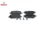 Ön fren balatası puma 09-2019 bosch 2413372/ 2425653/ ktl1tc2k021ac resmi