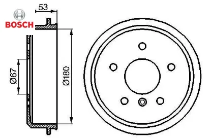 Fren kampanası a-class w168 97 04 bosch a1684230401 resmi