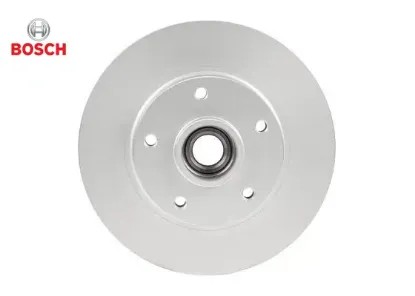 Arka fren diski megane ıv 15 dış cap: 260 mm k:86 mm 5 delik abs sensörlü rulmanlı bosch 432027412r/ 432000185r/ 432006609r resmi