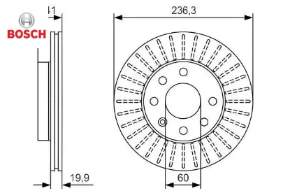 Ön fren aynası corsa b-astra f-vectra a-ascona c-combo b 94-01 aveo-kalos 03 246x19.9x4dlxhavalı 905 bosch 569014/ 569031/ 569054/ 90008006 resmi