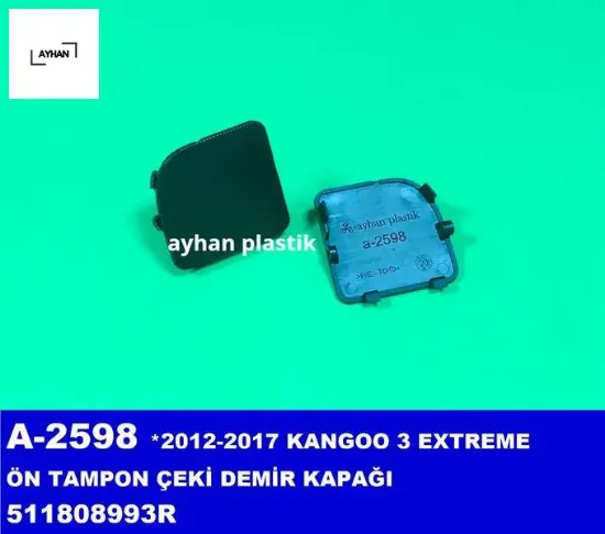 Ön tampon çeki demir kapağı kangoo ııı 12-17 ayhan 511808993r resmi