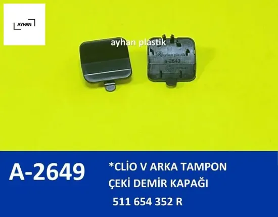 Arka tampon çeki demir kapağı clio v ayhan 511654352r resmi