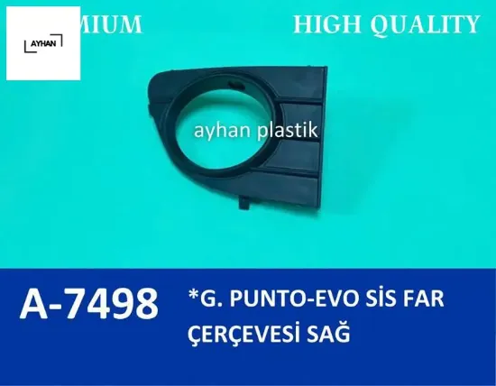 Sis far çerçevesi kapağı sisli sağ grande punto-punto evo ayhan 735508824 resmi