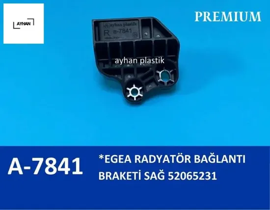 Radyatör bağlantı braketi sağ egea 21.5 x 19 cm poşet ayhan 52065231 resmi