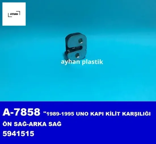 Kapı kilit karşılığı ön sağ-arka sağ uno 1989-1995 ayhan 5941515 resmi