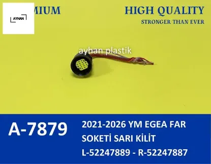 Far soketi sarı kilit ym fıat egea 2021-2026 ayhan 52247889/ 52247887 resmi