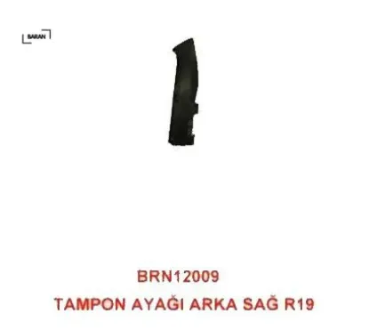 Tampon ayağı arka sağ r19 baran 7702253269 resmi