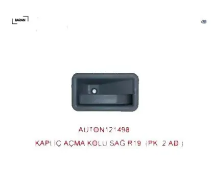 Kapı iç açma kolu sağ r19 baran 7700813586 resmi