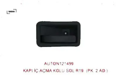 Kapı iç açma kolu sol r19 baran 7700813585 resmi