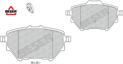 Fren balatası arka   208-2008-308-3008-508-rıfter-partner-c4-berlıngo 1619790880 Beşer 4372 resmi