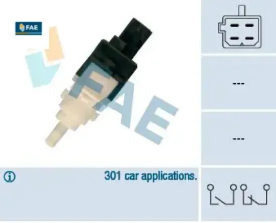 Fren müşürü albea-doblo-lınea 1,3 multıjet/1,9jtd  4534.50/ 60801906/ 46840510/ 1608681280 Fae 24413 resmi