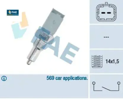 Geri vites müşürü 206-306-307-partner-expert hdı  2257.42/ 2257.53 Fae 40492 resmi