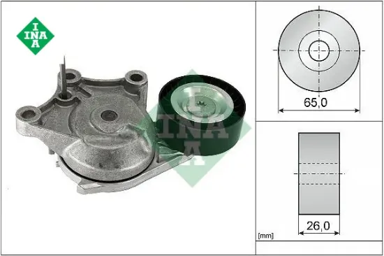 Alternator gergı rulmanı p308 c3 ds3 09 > p508 p3008 p5008 c4 c5 berlıngo ds4 10 > p208 12 > 1.6 hdı  1631481580/ 1611426180/ 5751.K4/ J5 Ina 534090310 resmi