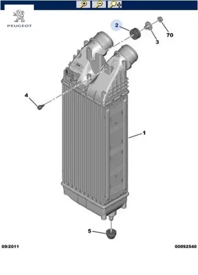 Bağlantı lastiği   Peugeot 0384.H3 resmi