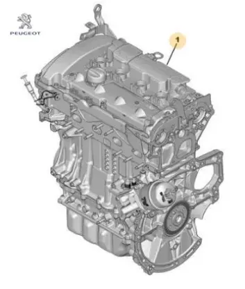 Komple motor   3008-508-5008 ep6fdt 121 kw euro 6  MTR Peugeot 1609769280 resmi
