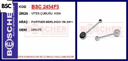Vites çubuğu kısa partner-berlıngo ym. 04 bsc 2454.F5 resmi