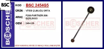 Vites çubuğu orta p206-partner-306-berlıngo bsc 2454.G5 resmi