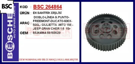 Eksantrik dişlisi astra h-j zafıra b-vectra c 1.9 dth-dtj ınsıgnıa a-astra j-zafıra c 2.0 dth-dtj do bsc 55264864/ 55183529/ 55566013 resmi