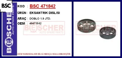 Eksantrık dıslısı doblo 1.9 jtd. Bsc 46471842 resmi