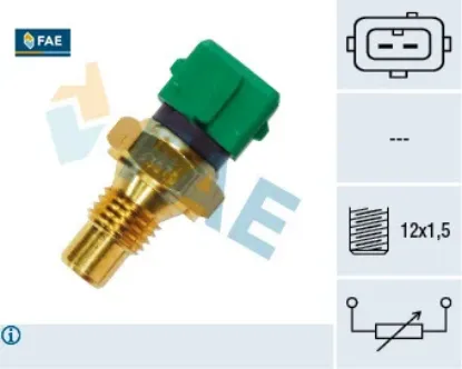 Su sıcaklık sensörü peugeot p106-p205-p306-p309-p405-p605 cıtroen ax-bx-xm-zx 09/86 1.1-1.4-1.6-2.0 fae 1920.C4/ 9564949380 resmi